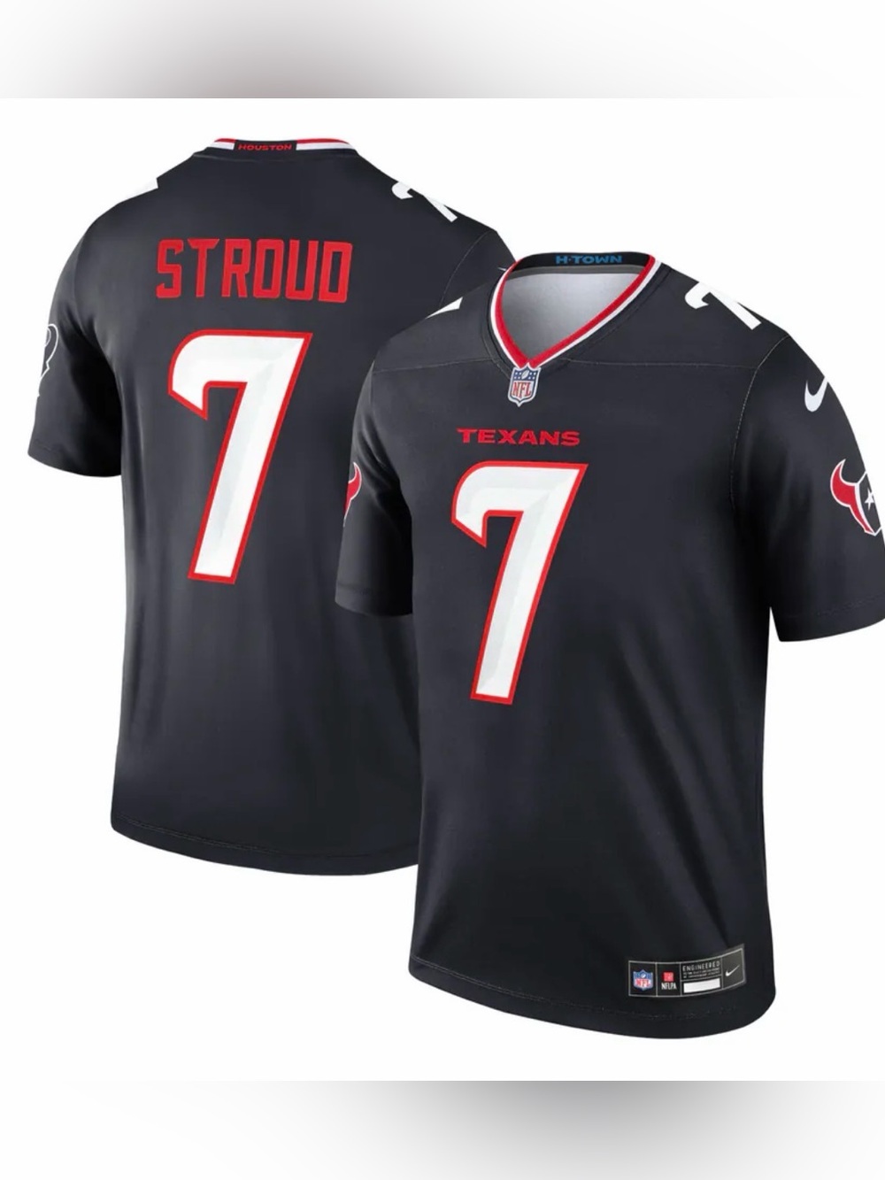 Men's Houston Texans C.J. Stroud Nike Navy Legend Jersey
